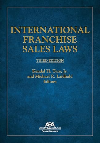 International Franchise Sales Laws  (3rd Edition) - Epub + Converted Pdf